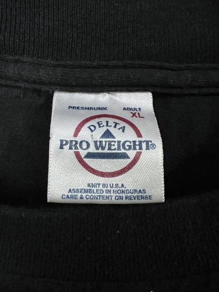 Vintage Y2K 2001 The Crow Movie Promo Goth 3D Puffy Logo Image T-Shirt Mens XL - Picture 8 of 10